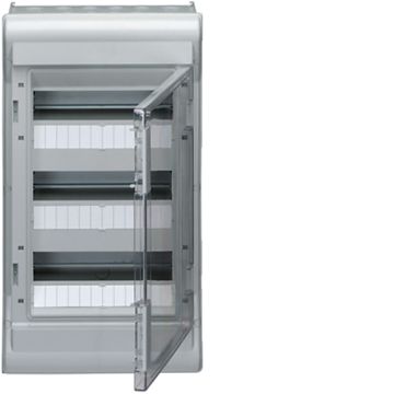 Caja distribución vector ve superficie con 3 filas 36 ip55
