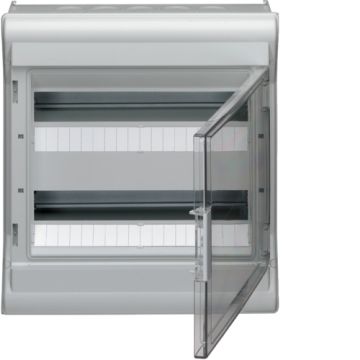 Caja distribución vector ve superficie con 2 filas 24 ip55