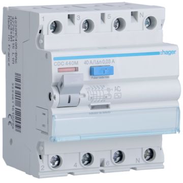 Diferencial 4p 40a 30ma tipo-ac