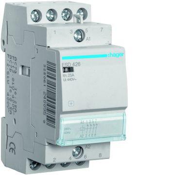 Contactor 25a 4nc 24v