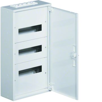 Caja distribución superficie fw2 con 3 filas 12 módulos