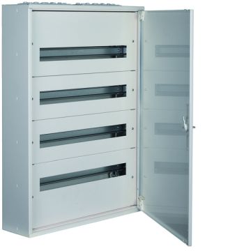 Caja distribución superficie fw2 con 4 filas 24 módulos