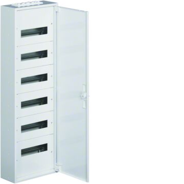 Caja distribución superficie fw2 con 6 filas 12 módulos