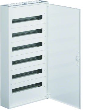 Caja distribución superficie fw2 con 6 filas 24 módulos