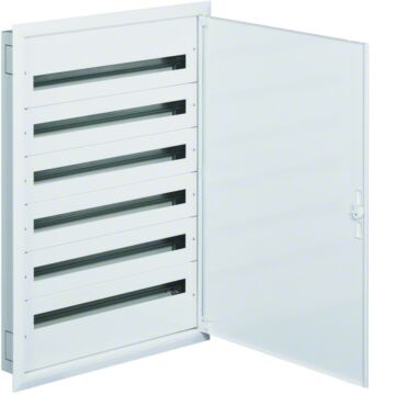 Caja distribución empotrable fw2 con 6 filas 36 módulos