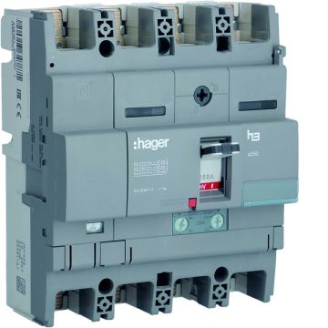 Interruptor automático x250 4p3dn/2 40ka 250a tm regulable