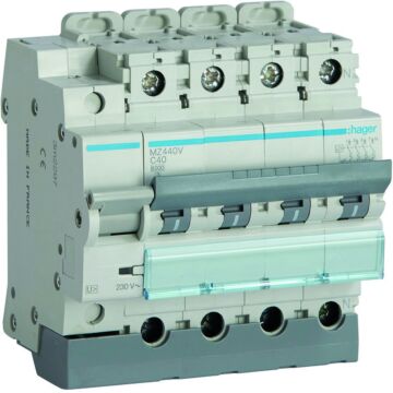 Interruptor automático general+limitador sobretensión permanente 4p 40a