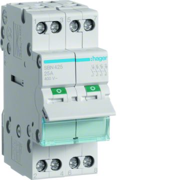 Interruptor modular corte sb 4p 25a
