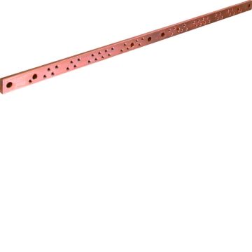 Pletina cobre roscada m6 30x10 880mm