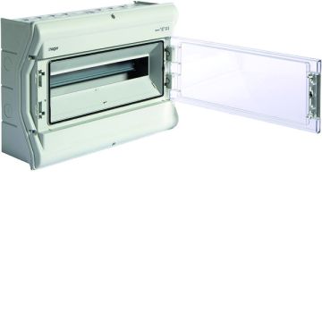 Caja distribución vector ve superficie con 1 fila 18 ip55