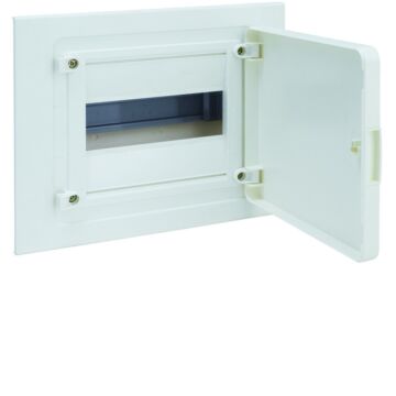 Caja empotrar golf vf con 1 fila 8 módulos opaco blanca regleta