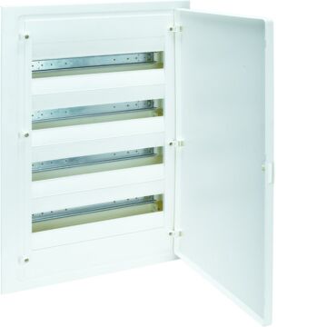 Caja empotrar golf vf con 4 filas 72 módulos opaco blanca+qc
