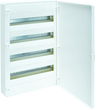 Caja de superficie golf vf con 4 filas 72 módulos opaca blanca+qc