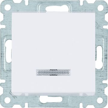 Pulsador indicador luminoso lumina2 blanco polar