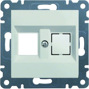 Soporte doble keystone jack lumina2 blanco polar
