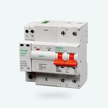 Transitoria 15ka y permanente 240vac, con iga 2x40a, reconexión automática, subtensión