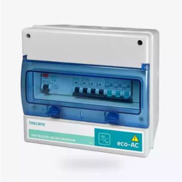 Cuadro de proteccion alterna monofásica de 25 a con diferencial tipo a de 30ma. con protector de sob