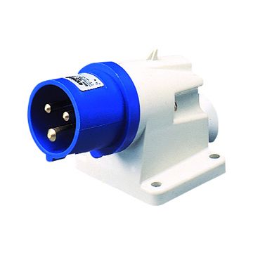 Clavija sup.90º ip44 2p+t 16a 230v