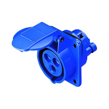 Base fija 10° ip44 2p+t 16a 230v