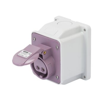 Base fija 10° sup. ip44 2p 32a 24v