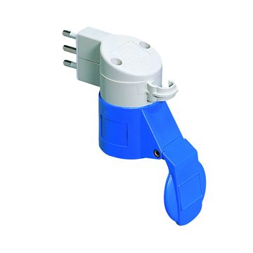 Adapt. ci s17 2p+t 16a 250v-2p+t 16a 6h