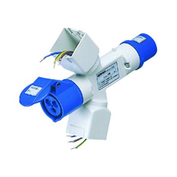 Adaptador ic 2p+t 230v-4m system