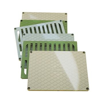 Tapa arqueta 400x400 ciega gris