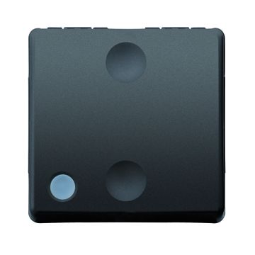 Pulsador 1p na 10a 2m iluminable sy/bk