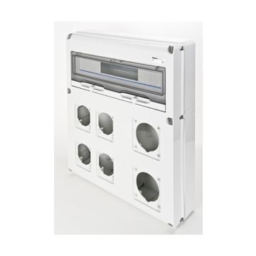 Cuadro q-din20 2ba.63a + 4ba.16/32a ip65