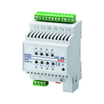 Actuador man.motor 4 canales knx