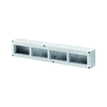 Caja mec. sup. system 16m (4x4) hor ip40