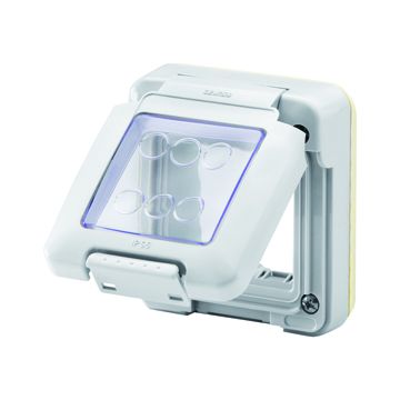 Funda estanca 2 modulos system - ip55