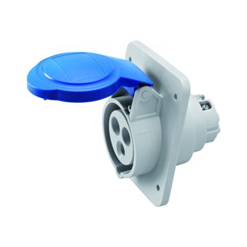 Base fija 10° ip44 2p+t 16a 230v 6h
