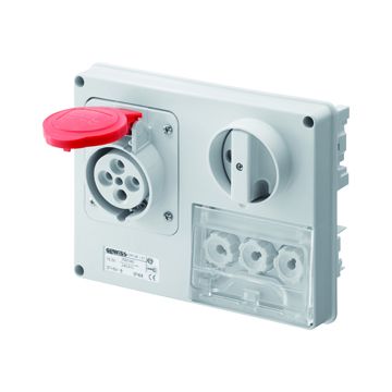 Base interbl. s/f. hz 3p+t 16a 400v cbf