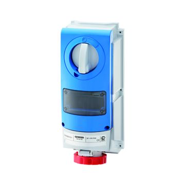 Base usos sev s/f 3p+n+t 32a 400v c/carr