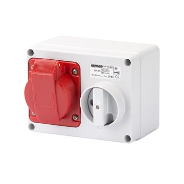 Base interbl. c/f. hz 3p+n+t 16a 400v