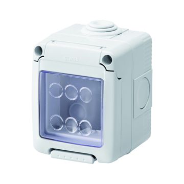 Caja mec. sup. system 2m hor ip55