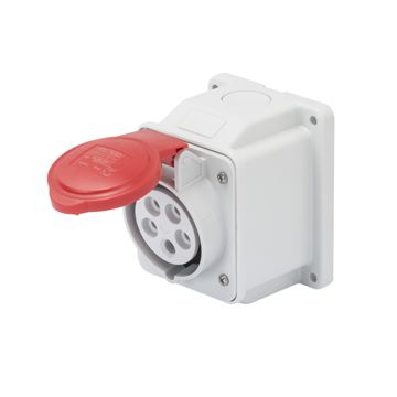 Base fija 10° sup. ip44 2p+t 16a 400v