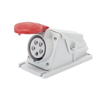 Base fija 90° sup. ip44 2p+t 32a 400v