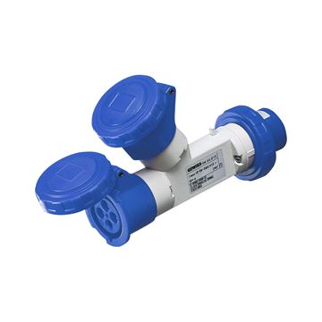 Multiplicador ip67 2x 3p+t 16a 230v 9h