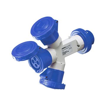Multiplicador ip67 3x 2p+t 16a 230v 6h