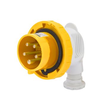 Clavija movil 90º ip67 2p+t 16a 110v