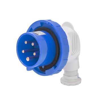 Clavija movil 90º ip67 2p+t 16a 230v