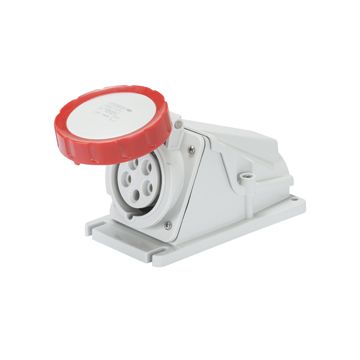 Base fija 90° sup. ip67 3p+n+t 32a 400v