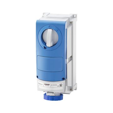 Base usos sev. ip66 c/f 2p+t 16a 230v