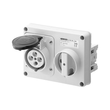 Base interbl. s/f. hz 3p+t 32a 500v