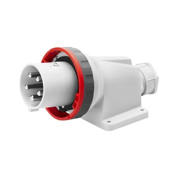 Clavija sup.90º ip67 3p+t 63a 400v