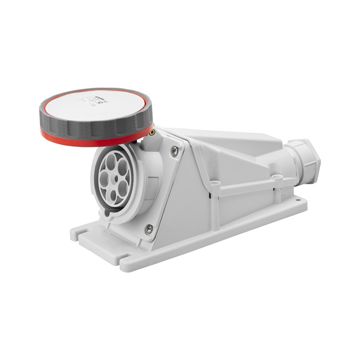 Base fija 90° sup. ip67 2p+t 63a 230v
