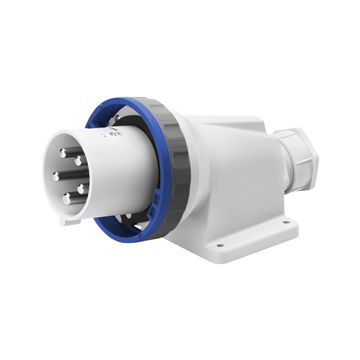 Clavija sup.90º ip67 3p+n+t 125a 230v