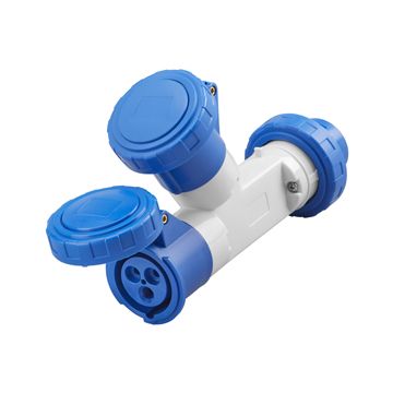 Multiplicador ip67 2x 2p+t 16a 230v 6h